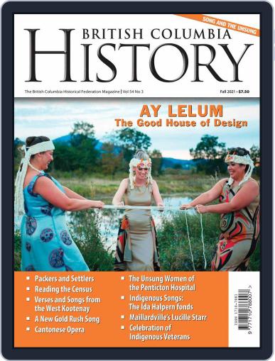 British Columbia History September 1st, 2021 Digital Back Issue Cover