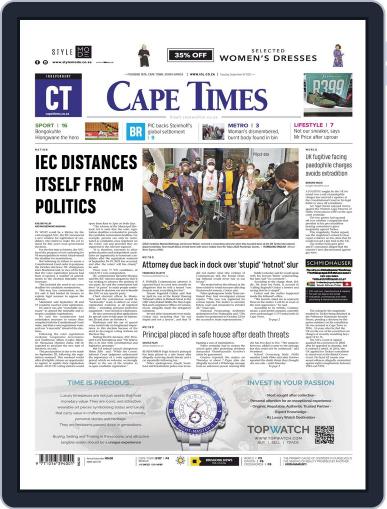 Cape Times (Digital) September 7th, 2021 Issue Cover