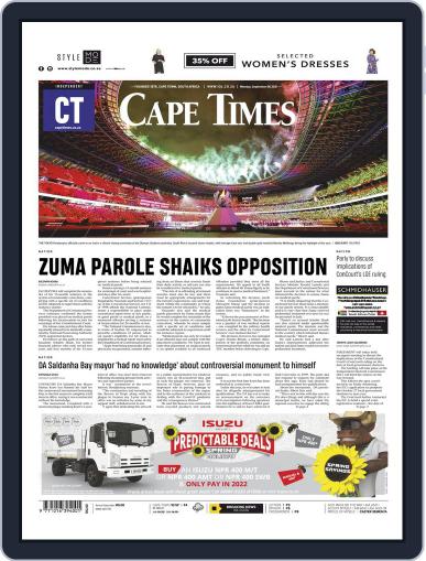 Cape Times (Digital) September 6th, 2021 Issue Cover