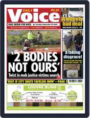 Daily Voice (Digital) Subscription                    September 7th, 2021 Issue