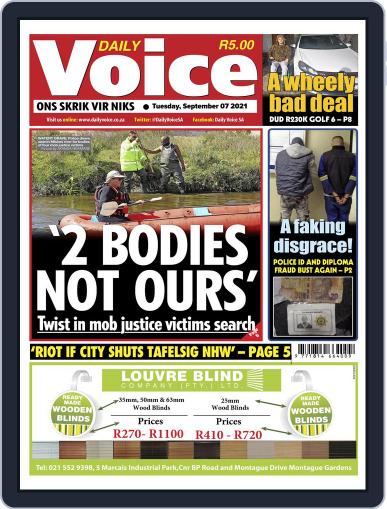 Daily Voice September 7th, 2021 Digital Back Issue Cover