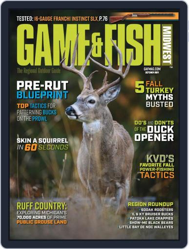 Game & Fish Midwest October 1st, 2021 Digital Back Issue Cover