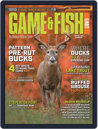 Game & Fish East October 1st, 2021 Digital Back Issue Cover