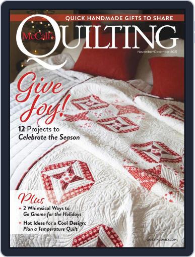 McCall's Quilting November 1st, 2021 Digital Back Issue Cover