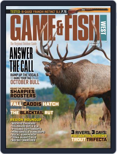 Game & Fish West October 1st, 2021 Digital Back Issue Cover