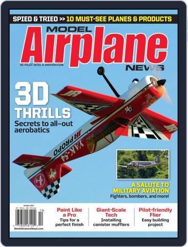 Model Airplane News October 1st, 2021 Digital Back Issue Cover