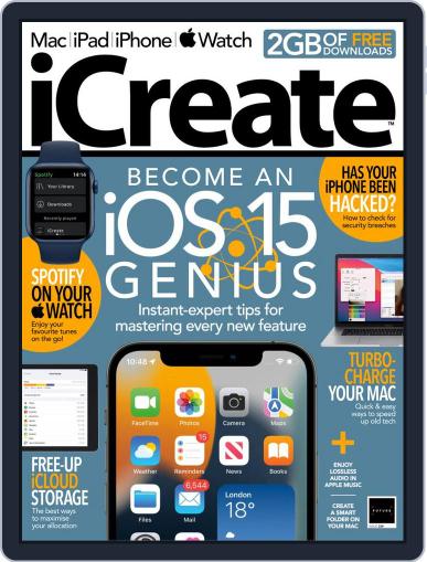 iCreate September 1st, 2021 Digital Back Issue Cover