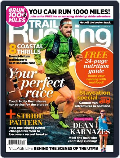Trail Running October 1st, 2021 Digital Back Issue Cover