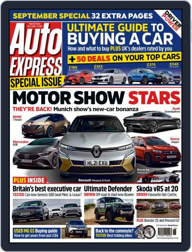 Auto Express September 8th, 2021 Digital Back Issue Cover