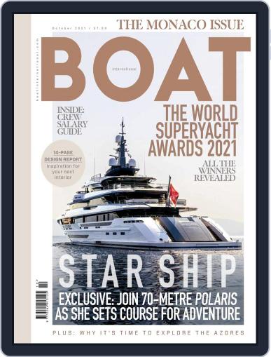 Boat International October 1st, 2021 Digital Back Issue Cover