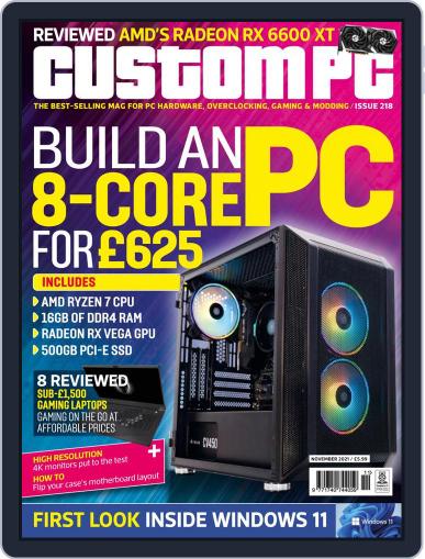 Custom PC UK November 1st, 2021 Digital Back Issue Cover