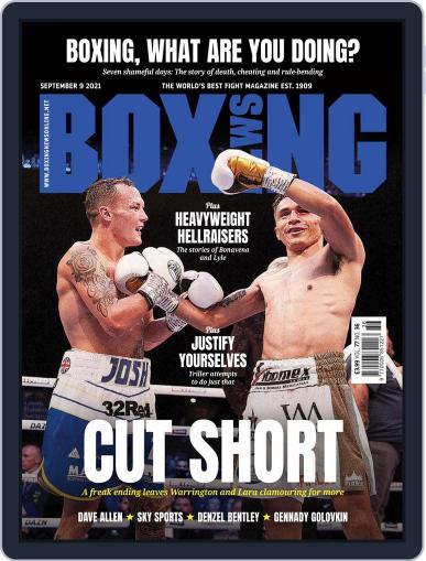 Boxing News September 9th, 2021 Digital Back Issue Cover