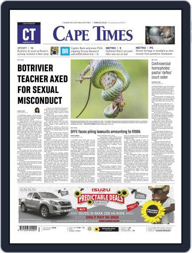 Cape Times (Digital) September 9th, 2021 Issue Cover