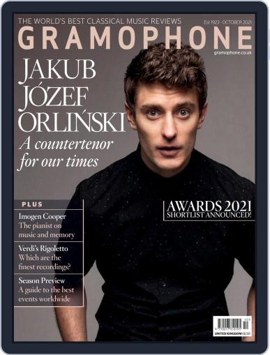 Gramophone (Digital) October 1st, 2021 Issue Cover