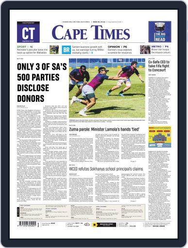 Cape Times (Digital) September 10th, 2021 Issue Cover