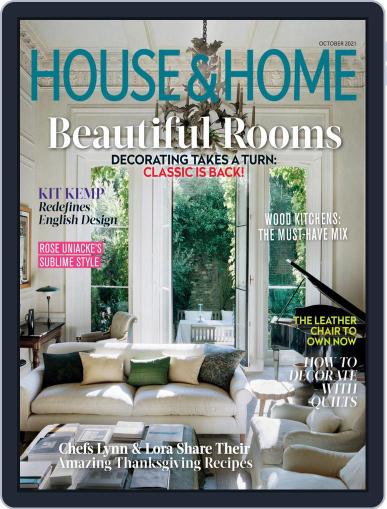House & Home October 1st, 2021 Digital Back Issue Cover