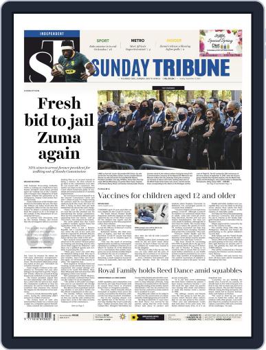 Sunday Tribune September 12th, 2021 Digital Back Issue Cover