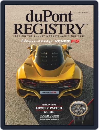 duPont REGISTRY October 1st, 2021 Digital Back Issue Cover