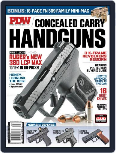 Personal Defense World October 1st, 2021 Digital Back Issue Cover
