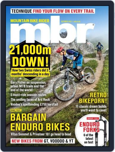 Mountain Bike Rider October 1st, 2021 Digital Back Issue Cover