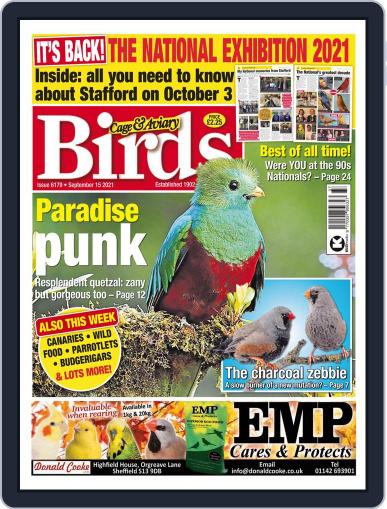 Cage & Aviary Birds September 15th, 2021 Digital Back Issue Cover