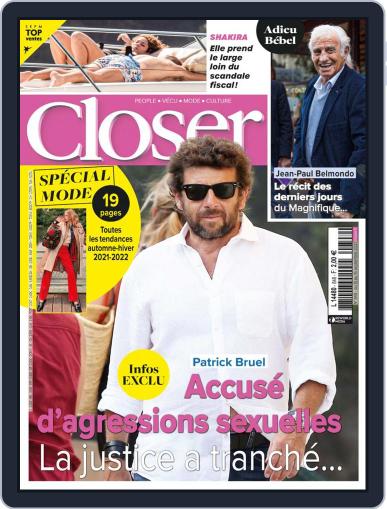 Closer France September 10th, 2021 Digital Back Issue Cover