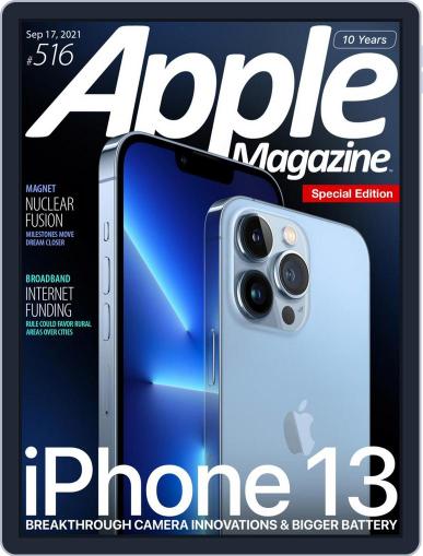 AppleMagazine September 17th, 2021 Digital Back Issue Cover
