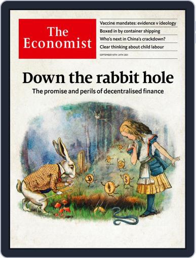 The Economist Continental Europe Edition September 18th, 2021 Digital Back Issue Cover