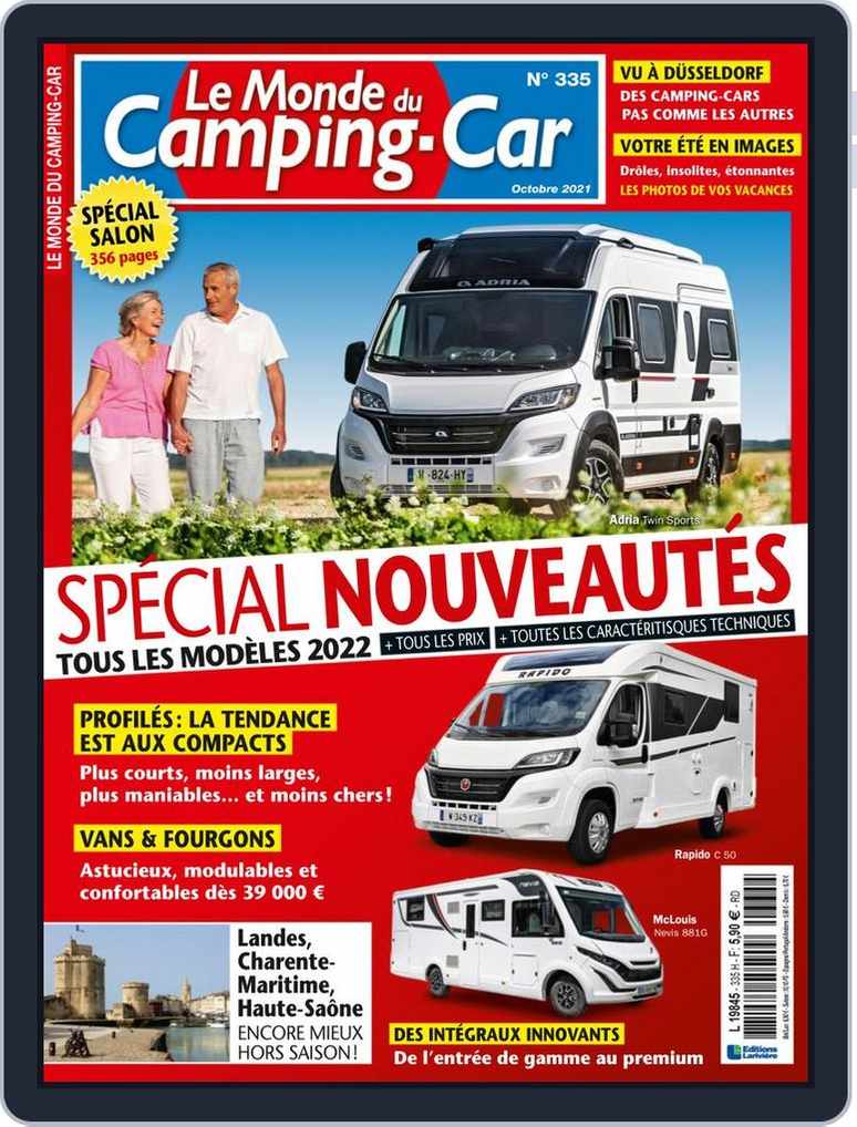 Le Monde Du Camping-car No. 335 (Digital) 