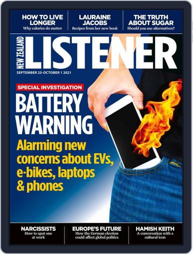 New Zealand Listener September 25th, 2021 Digital Back Issue Cover