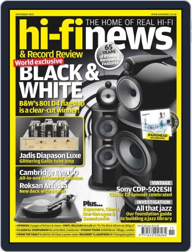 Hi Fi News November 1st, 2021 Digital Back Issue Cover