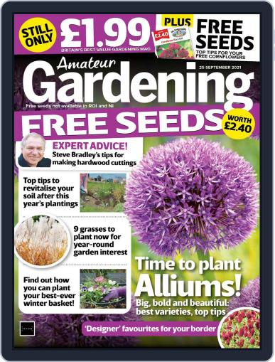 Amateur Gardening September 25th, 2021 Digital Back Issue Cover