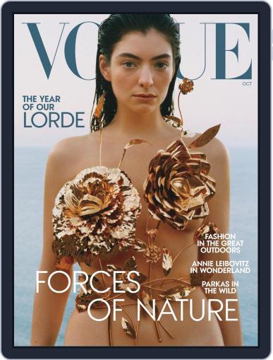Vogue October 1st, 2021 Digital Back Issue Cover