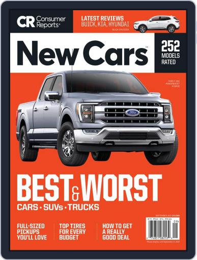 Consumer Reports New Cars September 1st, 2021 Digital Back Issue Cover