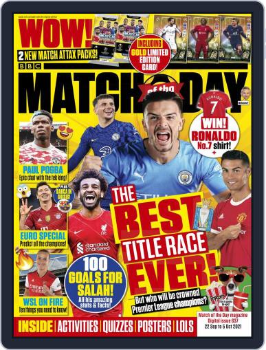 Match Of The Day September 22nd, 2021 Digital Back Issue Cover