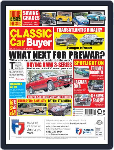 Classic Car Buyer September 22nd, 2021 Digital Back Issue Cover