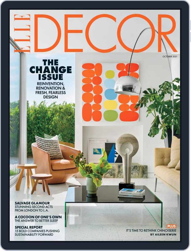 Elle Decoration Magazine - Nov 2019 Back Issue