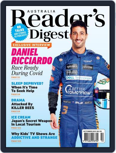 Readers Digest Australia October 1st, 2021 Digital Back Issue Cover