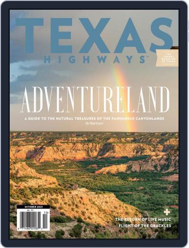 Texas Highways October 1st, 2021 Digital Back Issue Cover