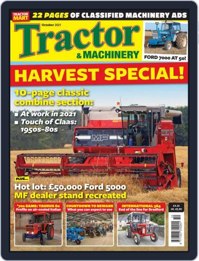 Tractor & Machinery October 1st, 2021 Digital Back Issue Cover