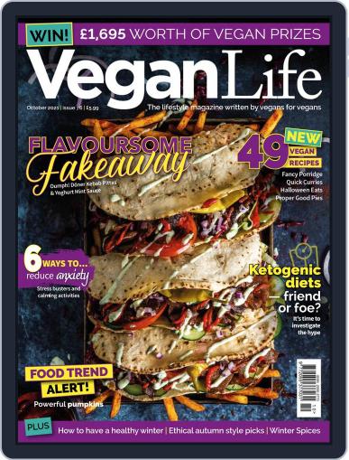 Vegan Life October 1st, 2021 Digital Back Issue Cover