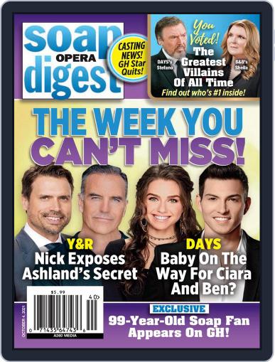 Soap Opera Digest October 4th, 2021 Digital Back Issue Cover