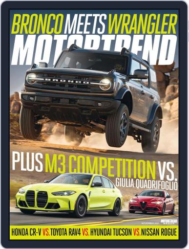 MotorTrend November 1st, 2021 Digital Back Issue Cover