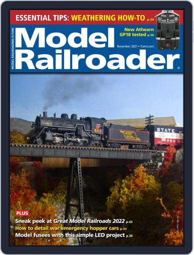 Model Railroader November 1st, 2021 Digital Back Issue Cover