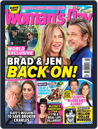 Woman's Day Australia October 4th, 2021 Digital Back Issue Cover