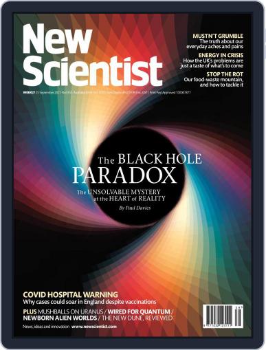 New Scientist Australian Edition September 25th, 2021 Digital Back Issue Cover