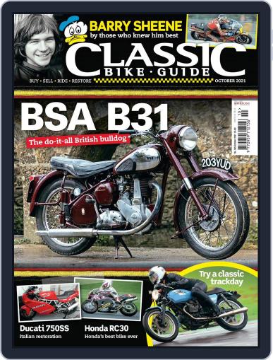 Classic Bike Guide October 1st, 2021 Digital Back Issue Cover