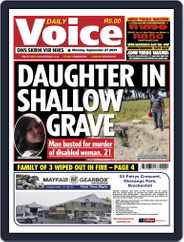 Daily Voice (Digital) Subscription                    September 27th, 2021 Issue