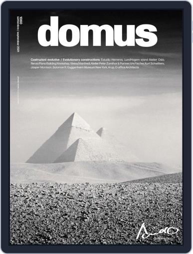 Domus August 1st, 2021 Digital Back Issue Cover
