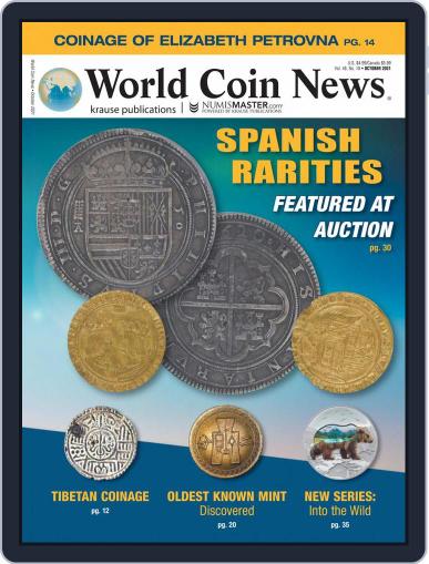 World Coin News October 1st, 2021 Digital Back Issue Cover